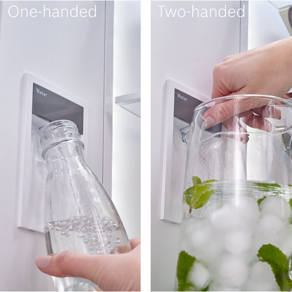 Bosch 800 Series 36Inch Smart 3Door CounterDepth Refrigerator With